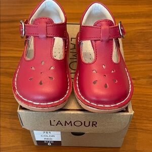 L’AMOUR Classic Red Kids Shoes